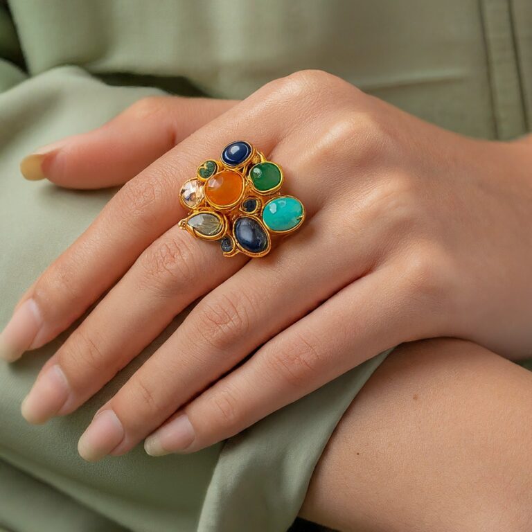 Clusters and Combinations of Semiprecious Stones: A Beautiful Sight