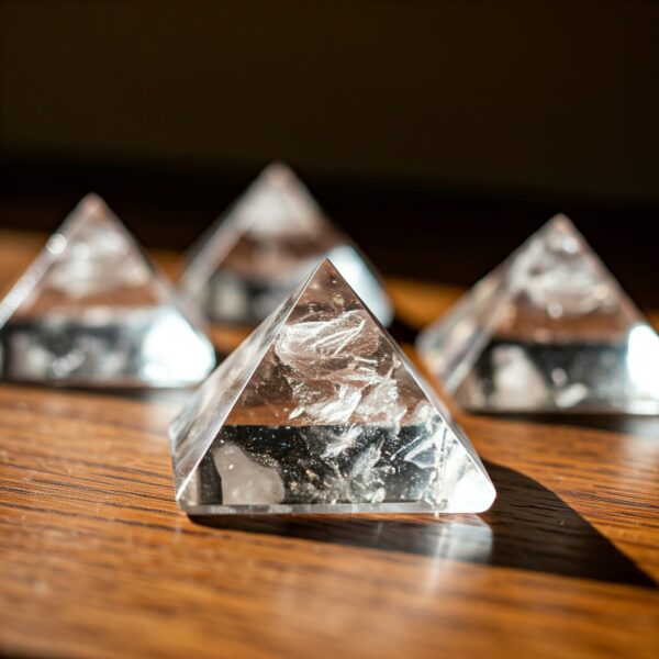 clear quartz pyramid meaning