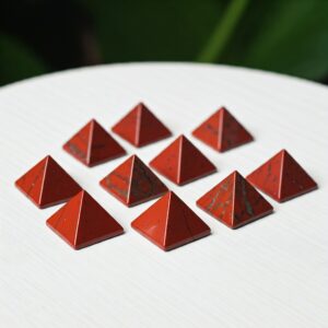 red jasper pyramid