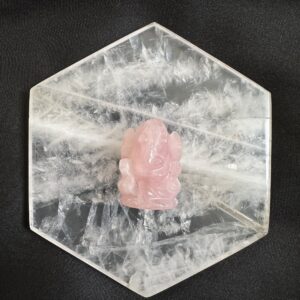rose quartz ganesha