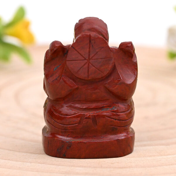 red jasper ganesha