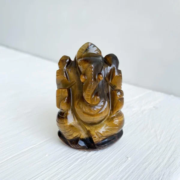 tiger eye ganesha
