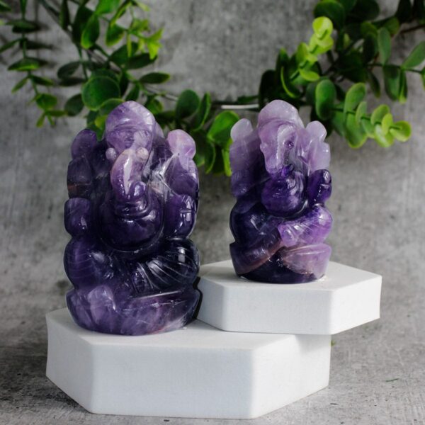 amethyst ganesha statue