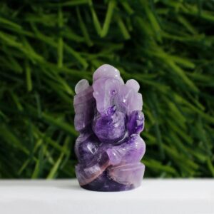 Shubhanjali-Amethyst-Stone-Ganesha_1 amethyst ganesha