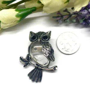clear quartz charm
