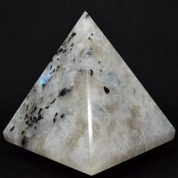 white rainbow moonstone