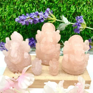 rose quartz ganesha benefits